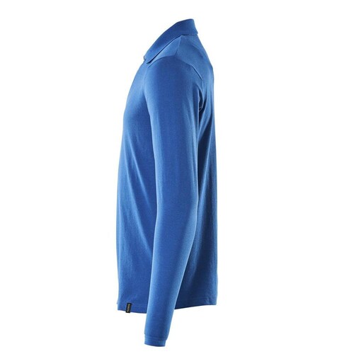 Polo-Shirt, Langarm, ProWash® / Gr.  5XLONE, Azurblau Produktbild Additional View 1 L