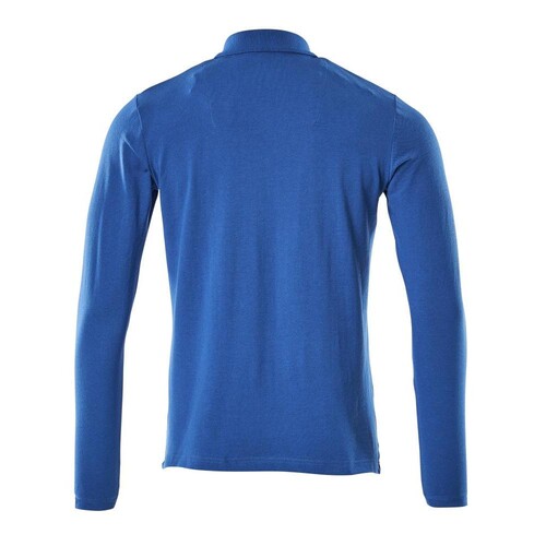 Polo-Shirt, Langarm, ProWash® / Gr. L   ONE, Azurblau Produktbild Additional View 2 L