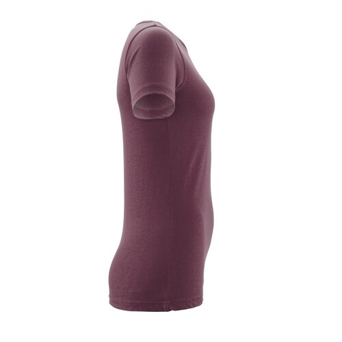 T-Shirt, Damen / Gr. M  ONE, Bordeaux Produktbild Additional View 3 L