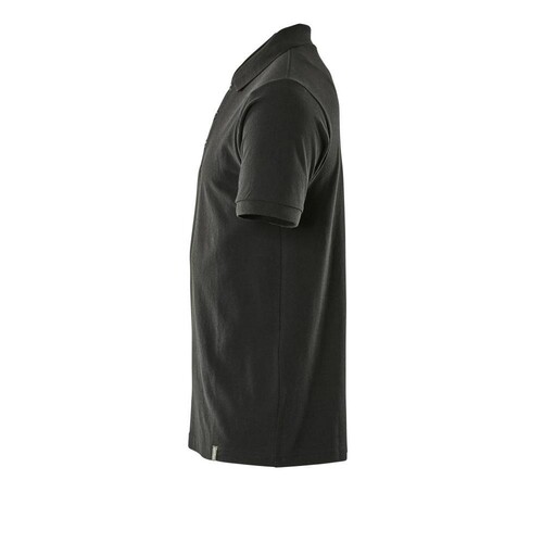 Polo-Shirt,moderne Passform / Gr.  4XLONE, Vollschwarz Produktbild Additional View 1 L