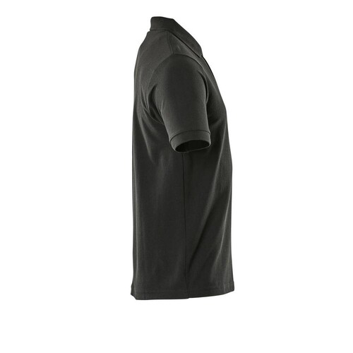 Polo-Shirt,moderne Passform / Gr.  4XLONE, Vollschwarz Produktbild Additional View 3 L