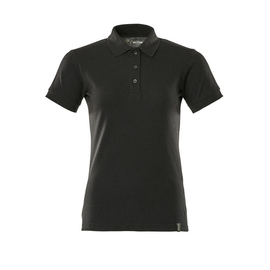 Polo-Shirt, Damen / Gr. M  ONE,  Vollschwarz Produktbild