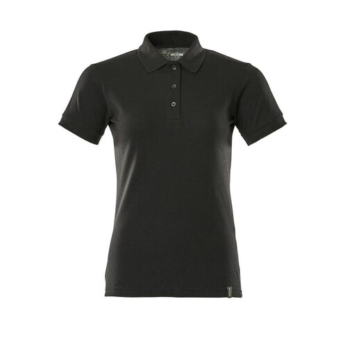 Polo-Shirt, Damen / Gr. M  ONE,  Vollschwarz Produktbild