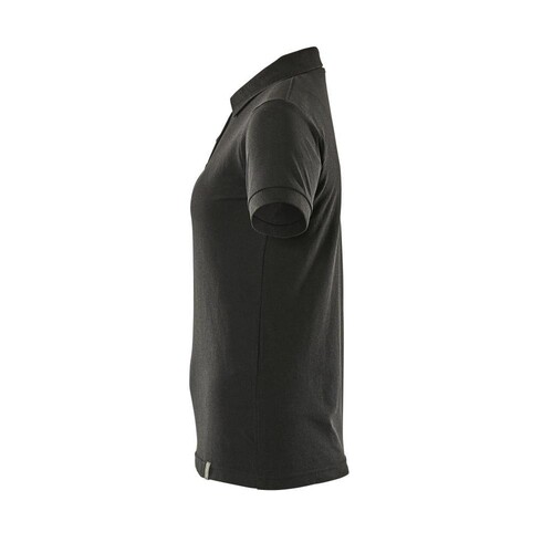 Polo-Shirt, Damen / Gr. M  ONE,  Vollschwarz Produktbild Additional View 1 L