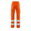 Hose, Schenkeltaschen, einfarbig / Gr.  82C64, Hi-vis Orange Produktbild Additional View 2 S