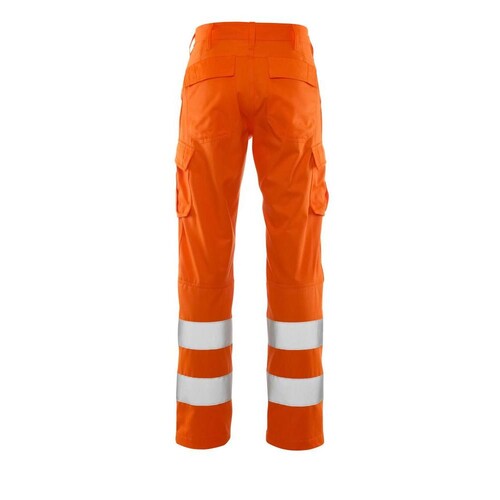 Hose, Schenkeltaschen, einfarbig / Gr.  82C64, Hi-vis Orange Produktbild Additional View 2 L