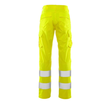Hose, Schenkeltaschen, einfarbig / Gr.  76C50, Hi-vis Gelb Produktbild Additional View 2 S