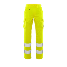 Hose, Schenkeltaschen, einfarbig / Gr.  76C62, Hi-vis Gelb Produktbild