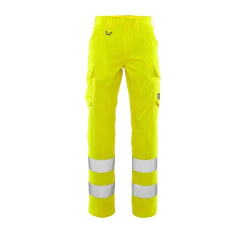 Hose, Schenkeltaschen, einfarbig / Gr.  76C62, Hi-vis Gelb Produktbild
