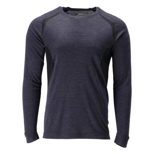 Funktionsunterhemd, Wolle / Gr. 5XL,  Schwarzblau Produktbild