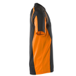 Polo-Shirt, moderne Passform / Gr. 3XL,  Schwarzblau/Hi-vis Orange Produktbild Additional View 3 S