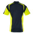 Polo-Shirt, moderne Passform / Gr. 4XL,  Schwarzblau/Hi-vis Gelb Produktbild Additional View 2 S