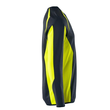 Sweatshirt, moderne Passform / Gr. XS,  Schwarzblau/Hi-vis Gelb Produktbild Additional View 3 S