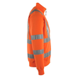 Maringa Sweatshirt mit Reißverschluss /  Gr. L, Hi-vis Orange Produktbild Additional View 3 S