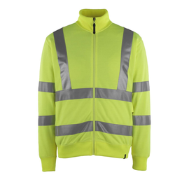 Maringa Sweatshirt mit Reißverschluss /  Gr. 2XL, Hi-vis Gelb Produktbild