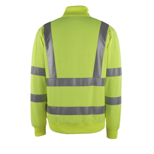 Maringa Sweatshirt mit Reißverschluss /  Gr. L, Hi-vis Gelb Produktbild Additional View 2 L