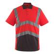 Anadia Polo-shirt / Gr. 4XL, Hi-vis  Rot/Dunkelanthrazit Produktbild