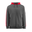 Motril Kapuzensweatshirt / Gr. 4XL,  Dunkelanthrazit/Hi-vis Rot Produktbild