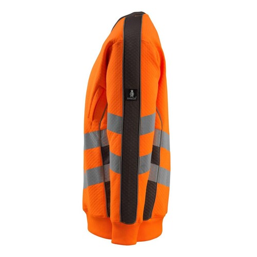 Wigton Sweatshirt / Gr. L, Hi-vis  Orange/Dunkelanthrazit Produktbild Additional View 1 L