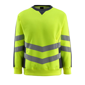 Wigton Sweatshirt / Gr. L, Hi-vis  Gelb/Schwarzblau Produktbild