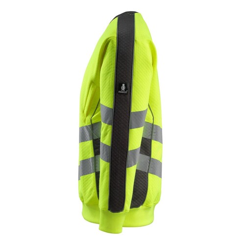 Wigton Sweatshirt / Gr. 4XL, Hi-vis  Gelb/Schwarz Produktbild Additional View 1 L