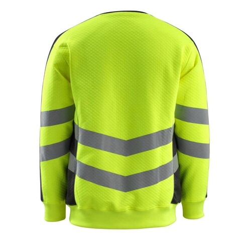 Wigton Sweatshirt / Gr. 4XL, Hi-vis  Gelb/Schwarz Produktbild Additional View 2 L