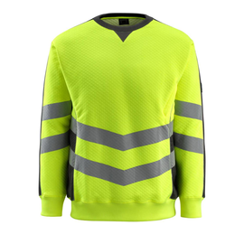 Wigton Sweatshirt / Gr. L, Hi-vis  Gelb/Schwarz Produktbild