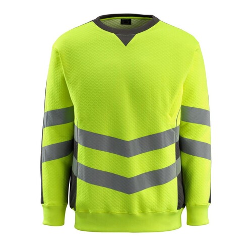 Wigton Sweatshirt / Gr. M, Hi-vis  Gelb/Dunkelanthrazit Produktbild