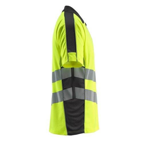 Murton Polo-shirt / Gr. L, Hi-vis  Gelb/Dunkelanthrazit Produktbild Additional View 3 L