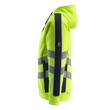 Corby Kapuzensweatshirt / Gr. S, Hi-vis  Gelb/Schwarzblau Produktbild Additional View 1 S