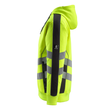 Corby Kapuzensweatshirt / Gr. 2XL,  Hi-vis Gelb/Schwarz Produktbild Additional View 1 S