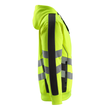 Corby Kapuzensweatshirt / Gr. 2XL,  Hi-vis Gelb/Schwarz Produktbild Additional View 3 S