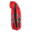 Corby Kapuzensweatshirt / Gr. L, Hi-vis  Rot/Dunkelanthrazit Produktbild Additional View 3 S