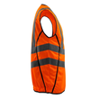 Wingate Verkehrsweste / Gr. M, Hi-vis  Orange Produktbild Additional View 3 S