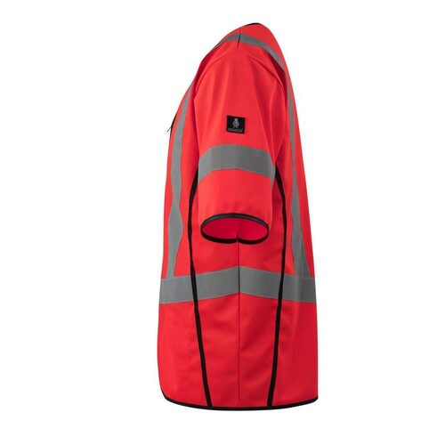 Verkehrsweste / Gr. L, Hi-vis Rot Produktbild Additional View 1 L