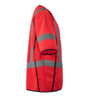 Verkehrsweste / Gr. L, Hi-vis Rot Produktbild Additional View 3 S