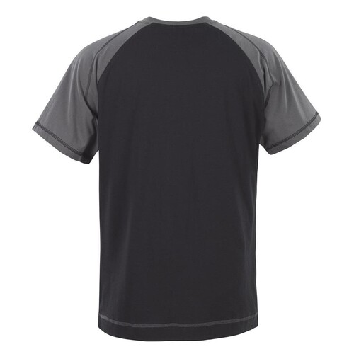 Albano T-shirt / Gr. L,  Schwarz/Anthrazit Produktbild Additional View 2 L