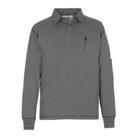 Ios Polo-sweatshirt / Gr. 3XL,  Hellanthrazit Produktbild