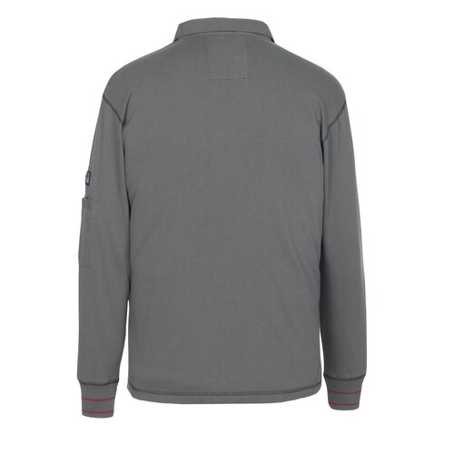 Ios Polo-sweatshirt / Gr. 3XL,  Hellanthrazit Produktbild Additional View 2 L