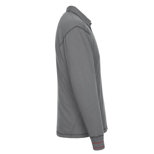 Ios Polo-sweatshirt / Gr. 3XL,  Hellanthrazit Produktbild Additional View 3 L