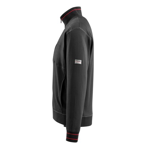 Chania Sweatshirt mit Reißverschluss /  Gr. 4XL, Schwarz Produktbild Additional View 1 L