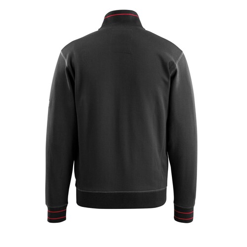 Chania Sweatshirt mit Reißverschluss /  Gr. 4XL, Schwarz Produktbild Additional View 2 L