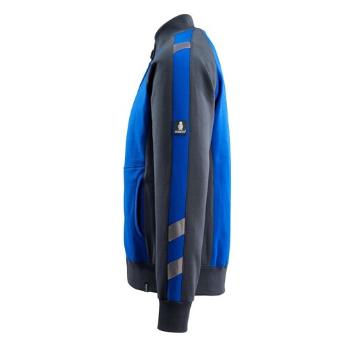 Amberg Sweatshirt mit Reißverschluss /  Gr. 3XL, Kornblau/Schwarzblau Produktbild Additional View 1 L