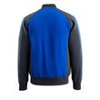 Amberg Sweatshirt mit Reißverschluss /  Gr. L, Kornblau/Schwarzblau Produktbild Additional View 2 S