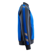 Amberg Sweatshirt mit Reißverschluss /  Gr. L, Kornblau/Schwarzblau Produktbild Additional View 3 S