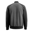 Amberg Sweatshirt mit Reißverschluss /  Gr. L, Dunkelanthrazit/Schwarz Produktbild Additional View 2 S