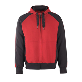 Wiesbaden Kapuzensweatshirt / Gr. XS,  Rot/Schwarz Produktbild