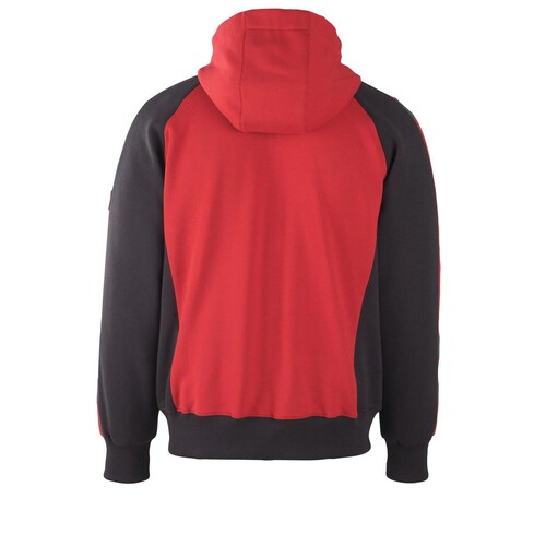 Wiesbaden Kapuzensweatshirt / Gr. XS,  Rot/Schwarz Produktbild Additional View 2 L