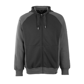 Wiesbaden Kapuzensweatshirt / Gr. XS,  Schwarz/Dunkelanthrazit Produktbild