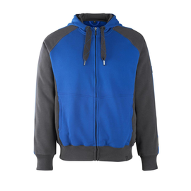 Wiesbaden Kapuzensweatshirt / Gr. L,  Kornblau/Schwarzblau Produktbild